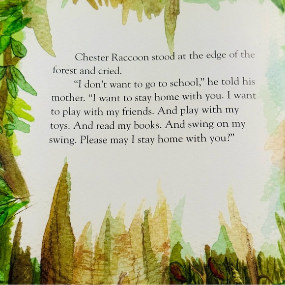 The Kissing Hand Audrey Penn Hardcover Picture Book - Picture 5 of 9